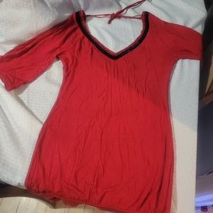 Guess XS red dress/top